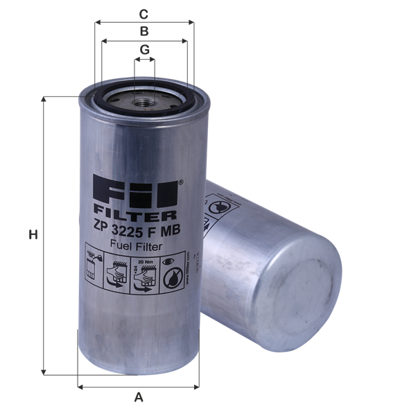 Filter goriva ZP3225FMB