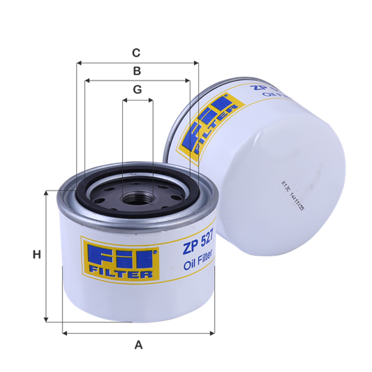 Filter ulja motora ZP527