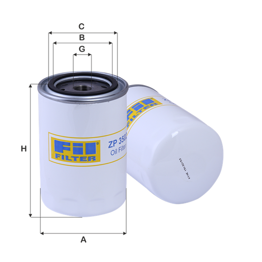 Filter ulja motora ZP3502C